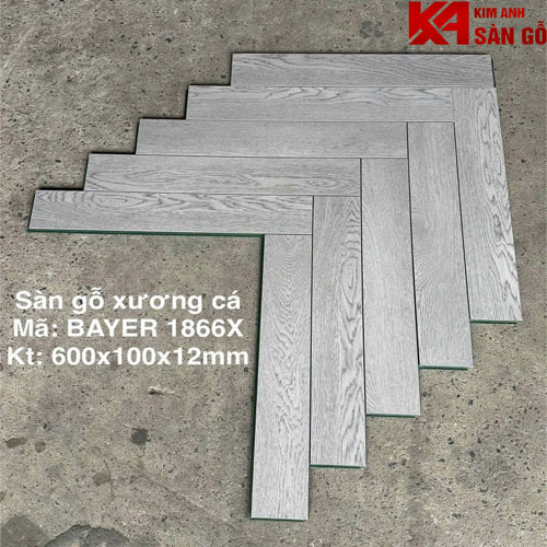 Sàn Gỗ Xương Cá 12mm BAYER-1866